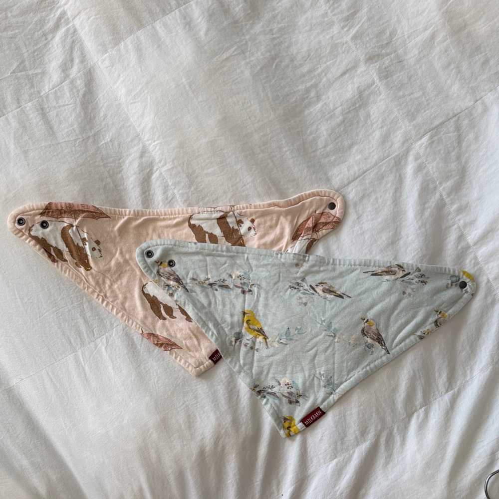 MILKBARN KERCHIEF BIBS - 2